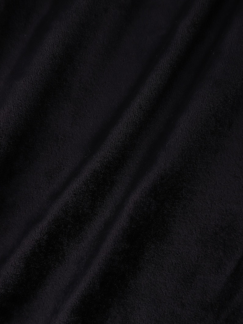 ベロア スリム イージーパンツ 詳細画像 black 3