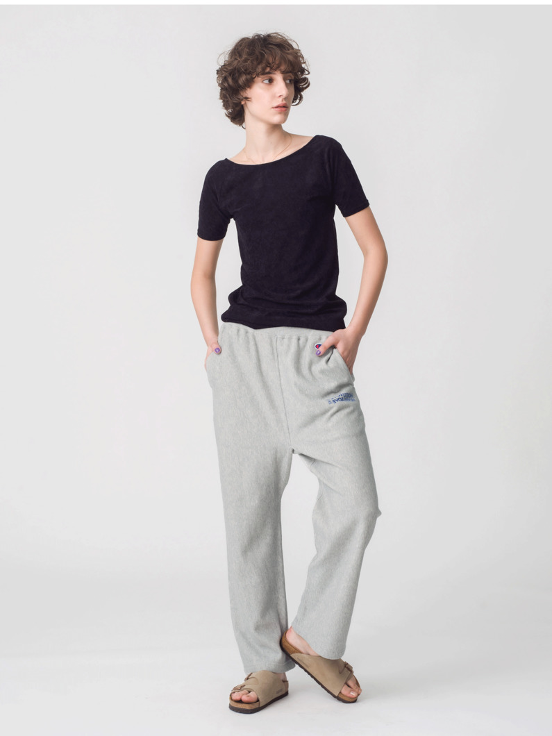 美品✨アメリカンフーズ×ロンハーマン ロゴスウェット S グレー 美品✨アメリカンフーズ×ロンハーマン ロゴスウェット S グレー