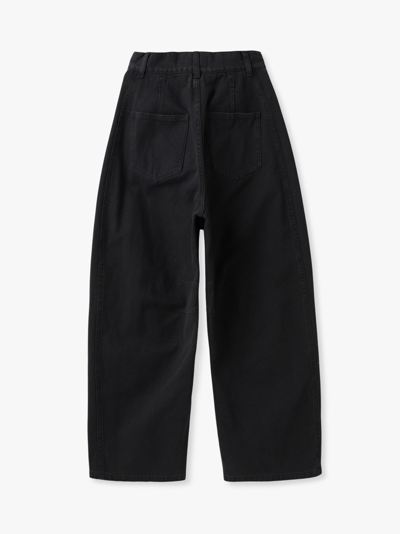 カーヴィー チノパンツ（ベージュ/チャコールグレー） 詳細画像 beige 1