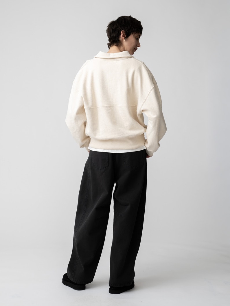 カーヴィー チノパンツ（ベージュ/チャコールグレー） 詳細画像 charcoal gray 3