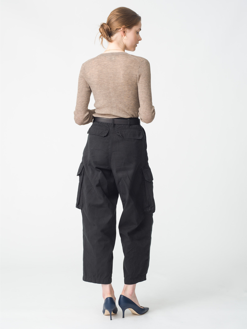 ワイド カーゴパンツ（ブラック/カーキ） 詳細画像 black 2