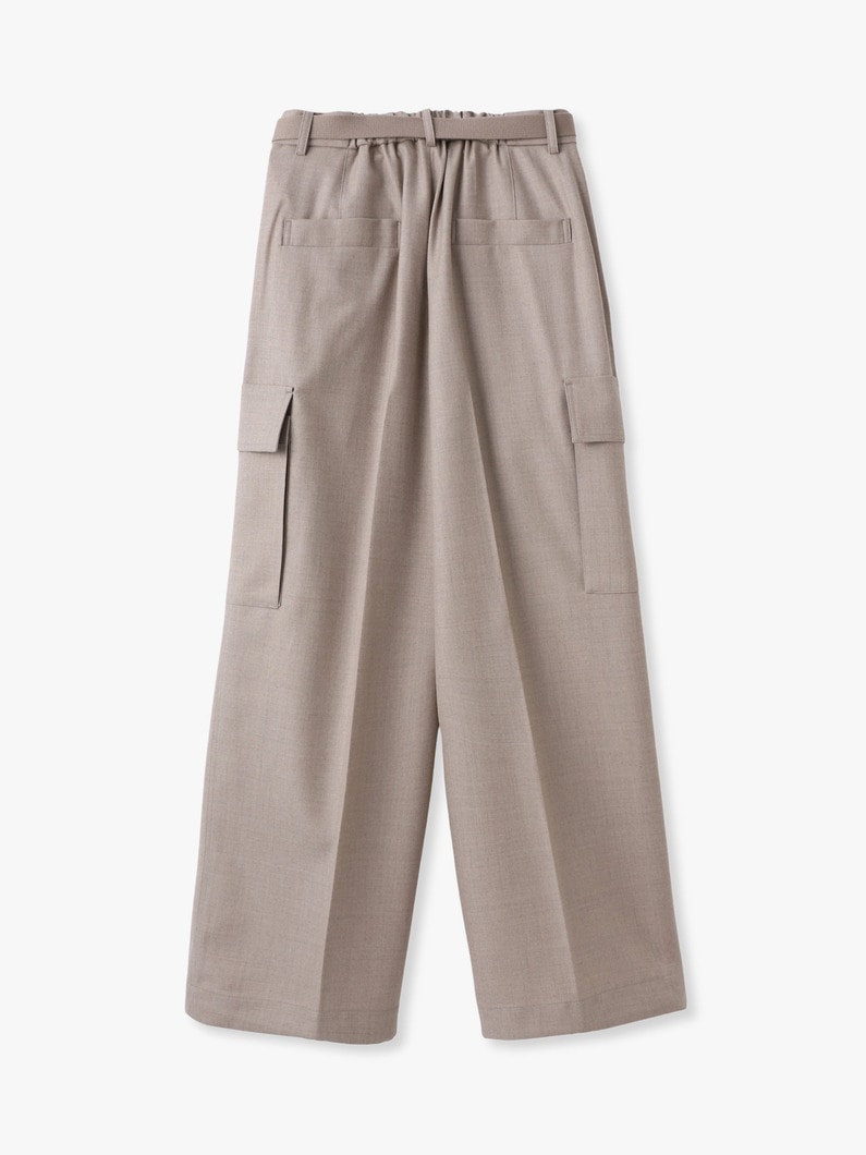 ウールフラノ パンツ 詳細画像 navy 1