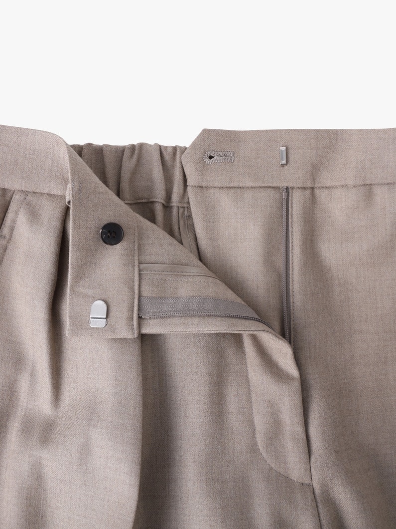 ウールフラノ パンツ 詳細画像 navy 2