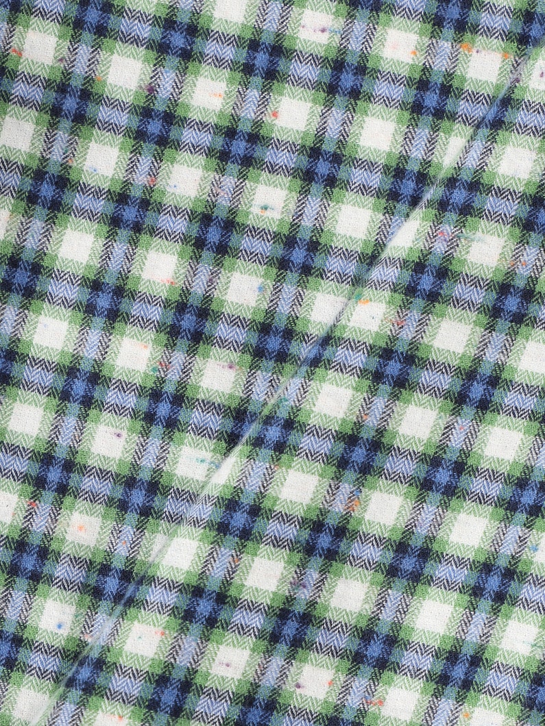 バリー イタリアンコットン チェックシャツ（グリーン） 詳細画像 green 4