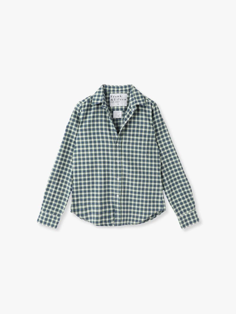 バリー イタリアンコットン チェックシャツ（グリーン） 詳細画像 green 1