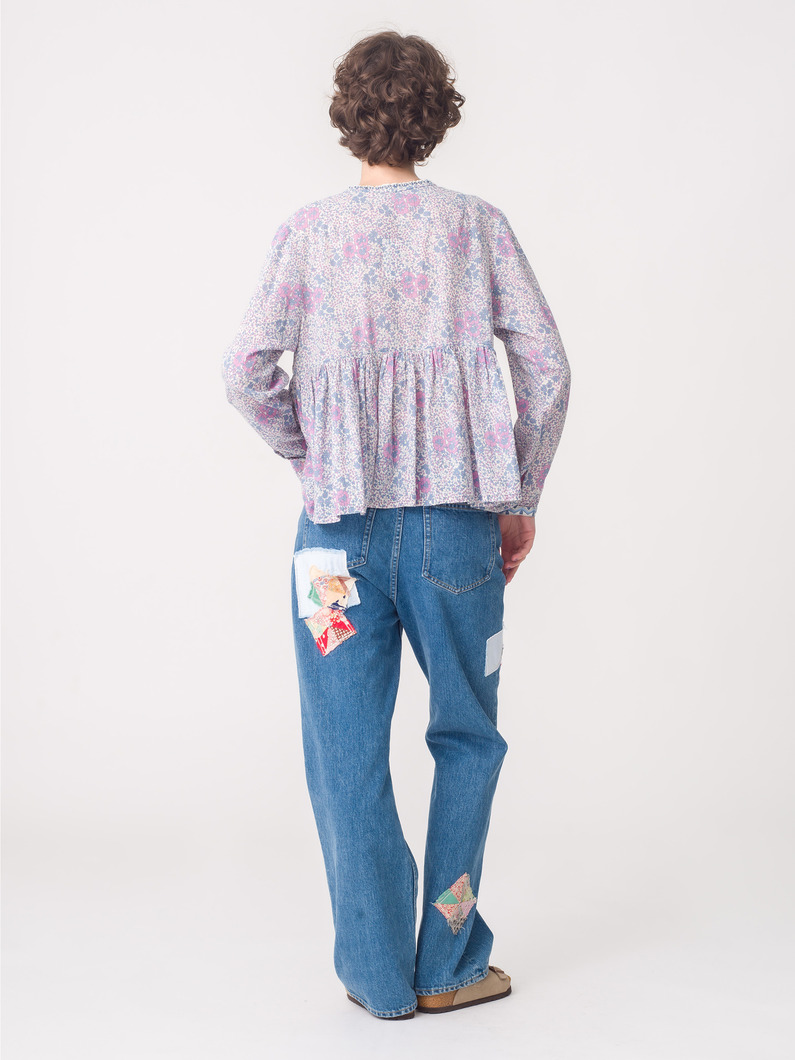 フラワープリント ブラウス 詳細画像 multi 4