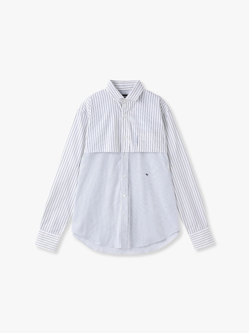 ロングスリーブ レイヤードシャツ 詳細画像 white 5