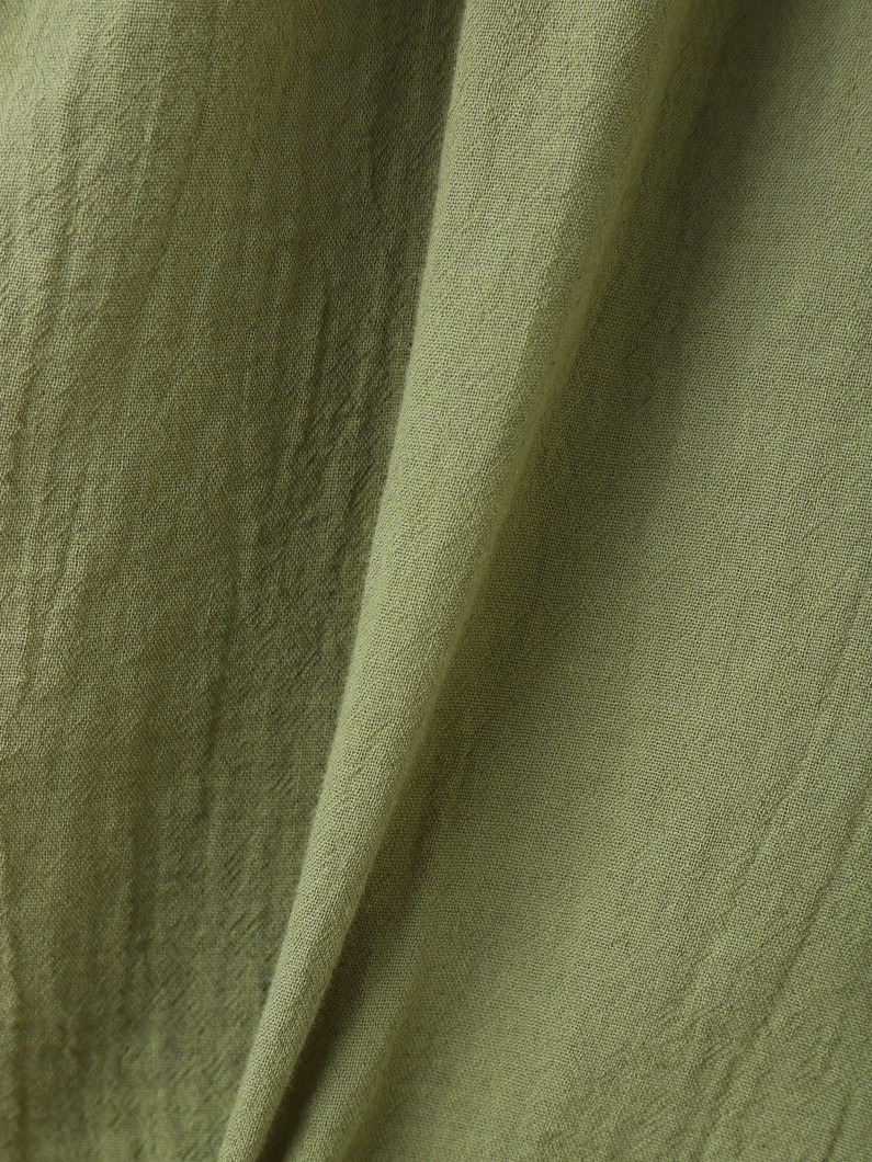 シアー シャツ（オリーブ/ホワイト） 詳細画像 olive 3
