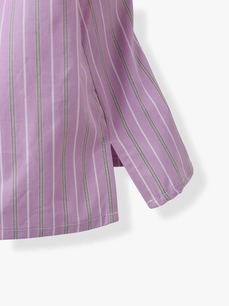 ストライプ ラガーシャツ 詳細画像 coral 3