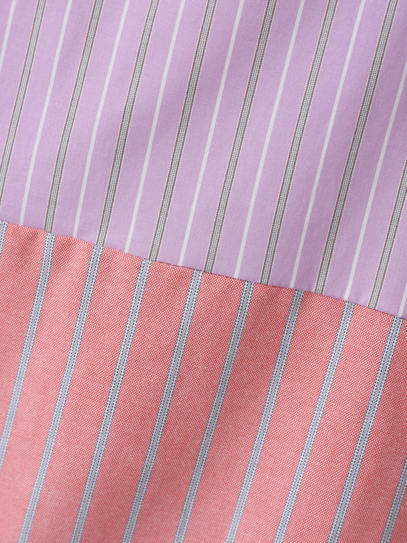 ストライプ ラガーシャツ 詳細画像 coral 5