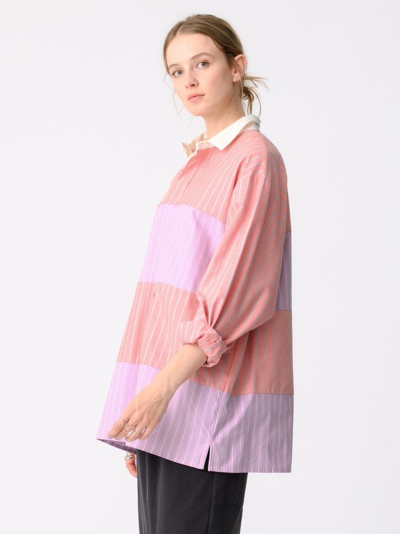 2025SS ロンハーマン別注 HOMME girls ストライプシャツ S 2025SS ロンハーマン別注 HOMME girls ストライプシャツ S