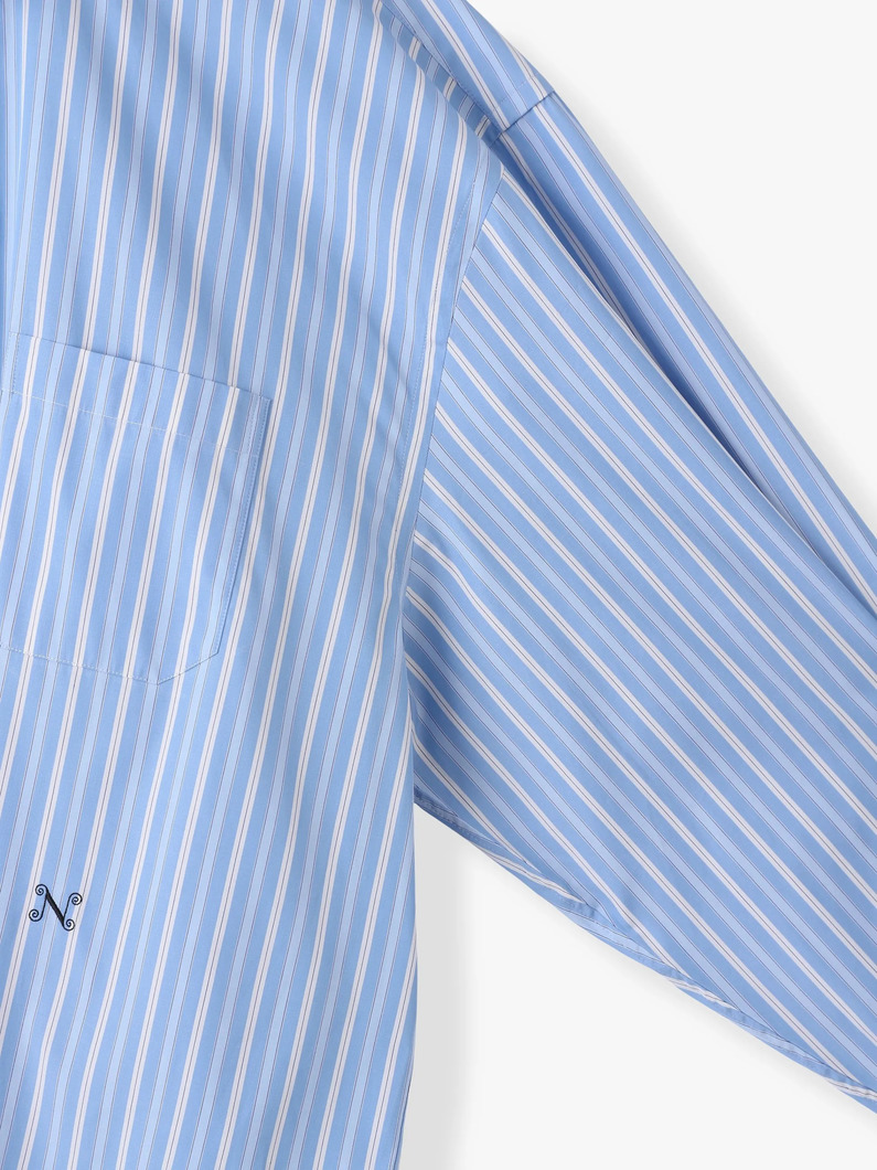 マストハブ ストライプ シャツ 詳細画像 blue 2