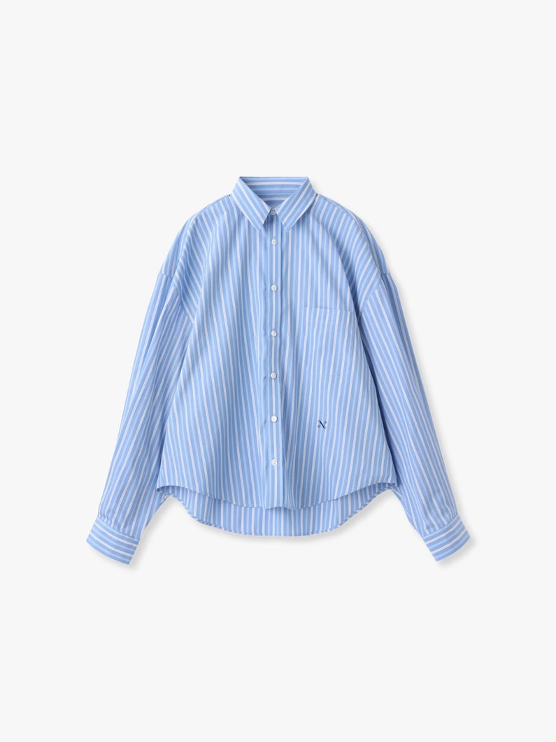 マストハブ ストライプ シャツ 詳細画像 blue 5