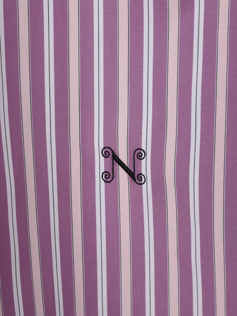 サビル ストライプ シャツ 詳細画像 lavender 3