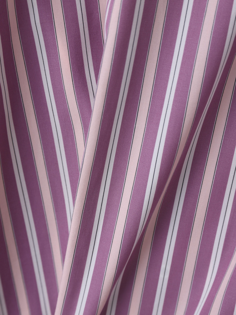 サビル ストライプ シャツ 詳細画像 lavender 4