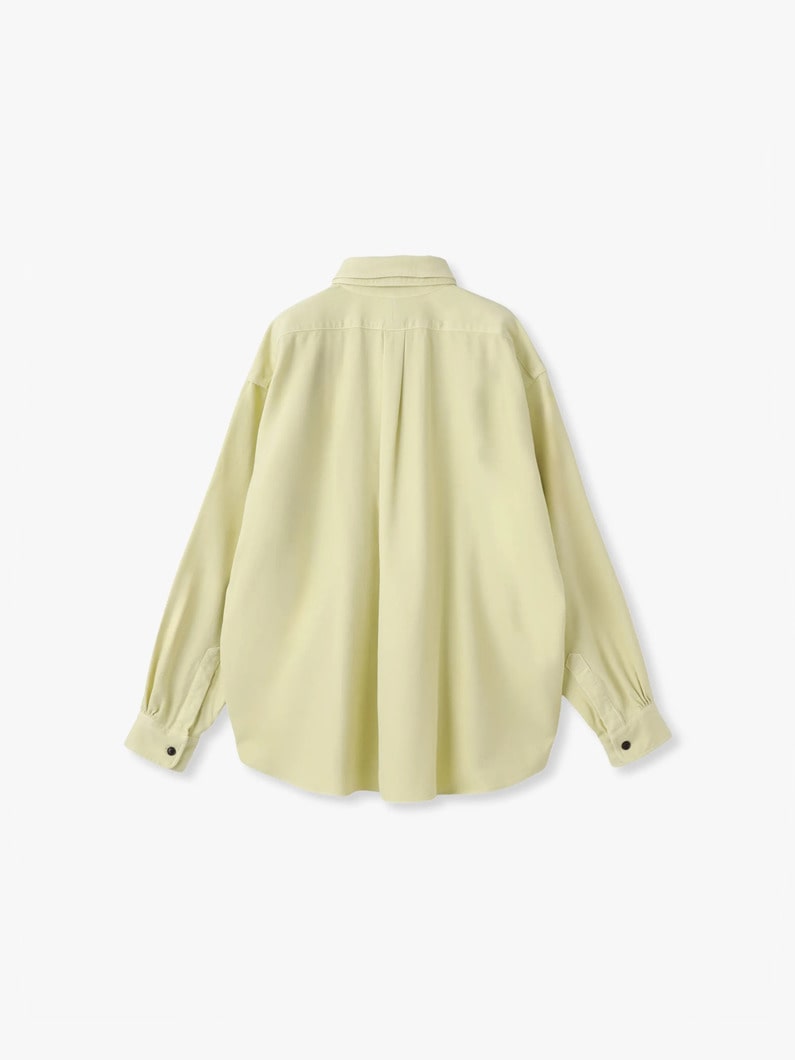 ファイン カウント コットン ピース ダイ ボウタイ シャツ 詳細画像 yellow 1