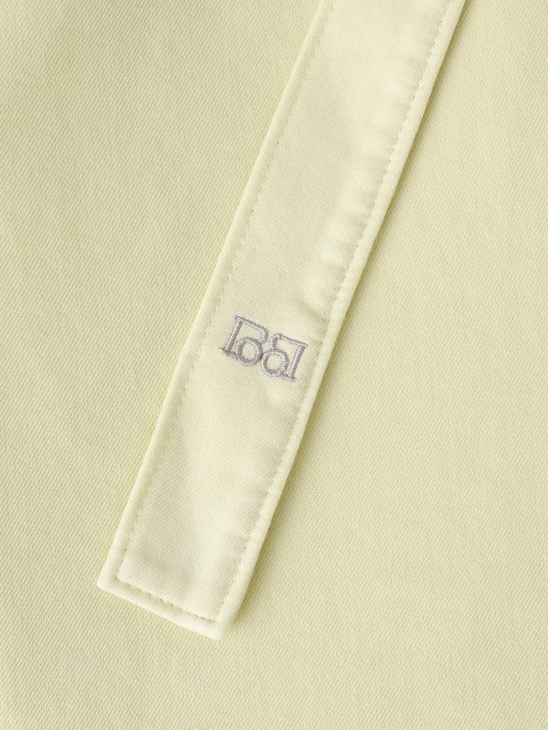 ファイン カウント コットン ピース ダイ ボウタイ シャツ 詳細画像 yellow 3