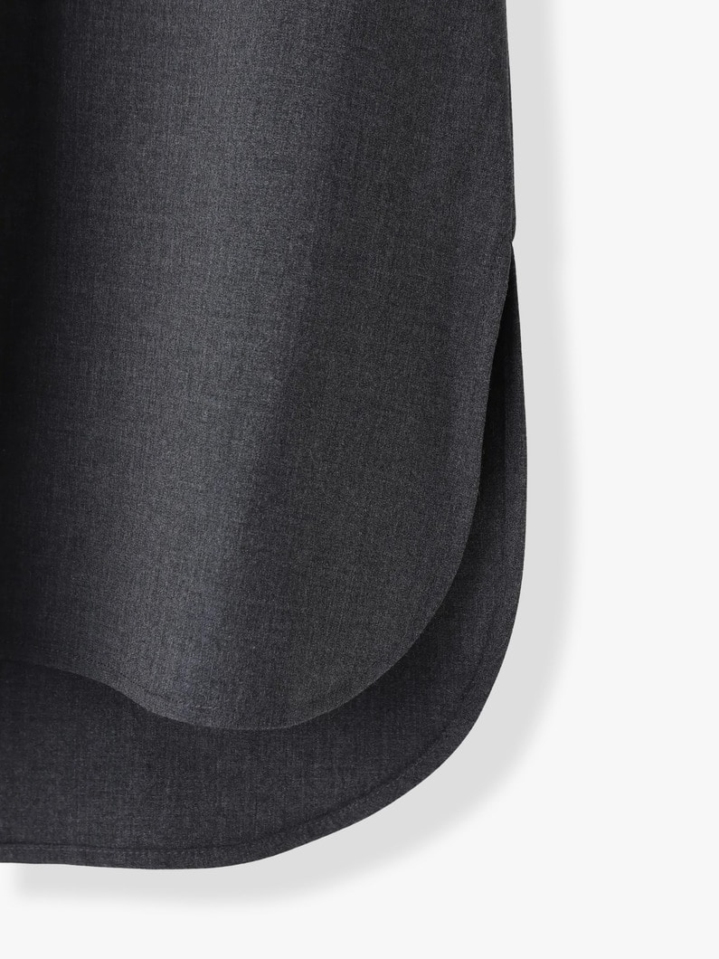 プリーツ ジャボ ブラウス 詳細画像 charcoal gray 3