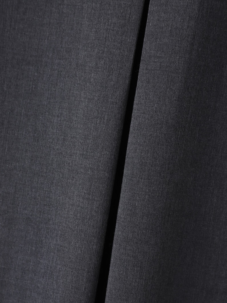 プリーツ ジャボ ブラウス 詳細画像 charcoal gray 4