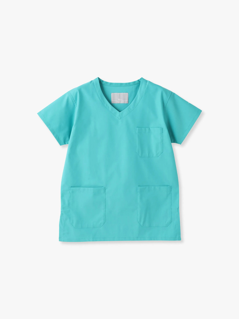 スクラブ トップス（women） 詳細画像 aqua 2