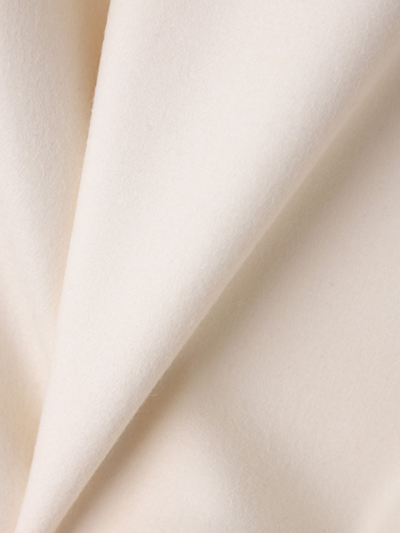 ライトウール メルトン フーディー ブラウス 詳細画像 ivory 4