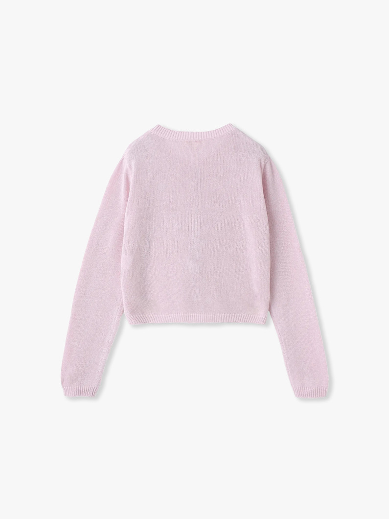 ジョシー カーディガン（ネイビー/ピンク） 詳細画像 pink 1