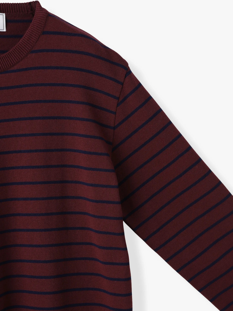 ドレープ ニット トップ 詳細画像 burgundy 2
