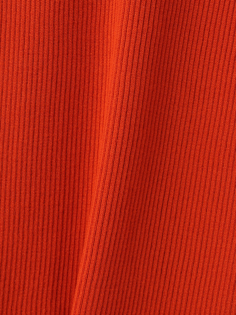 ホールガーメント タートルネック ニットトップ（オレンジ/ロイヤルブルー） 詳細画像 royal blue 4