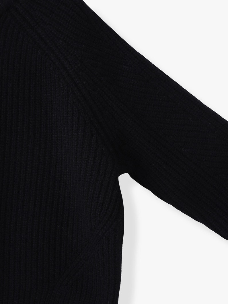 チェルシー ウール ニット プルオーバー（ブルー/ブラック） 詳細画像 blue 2