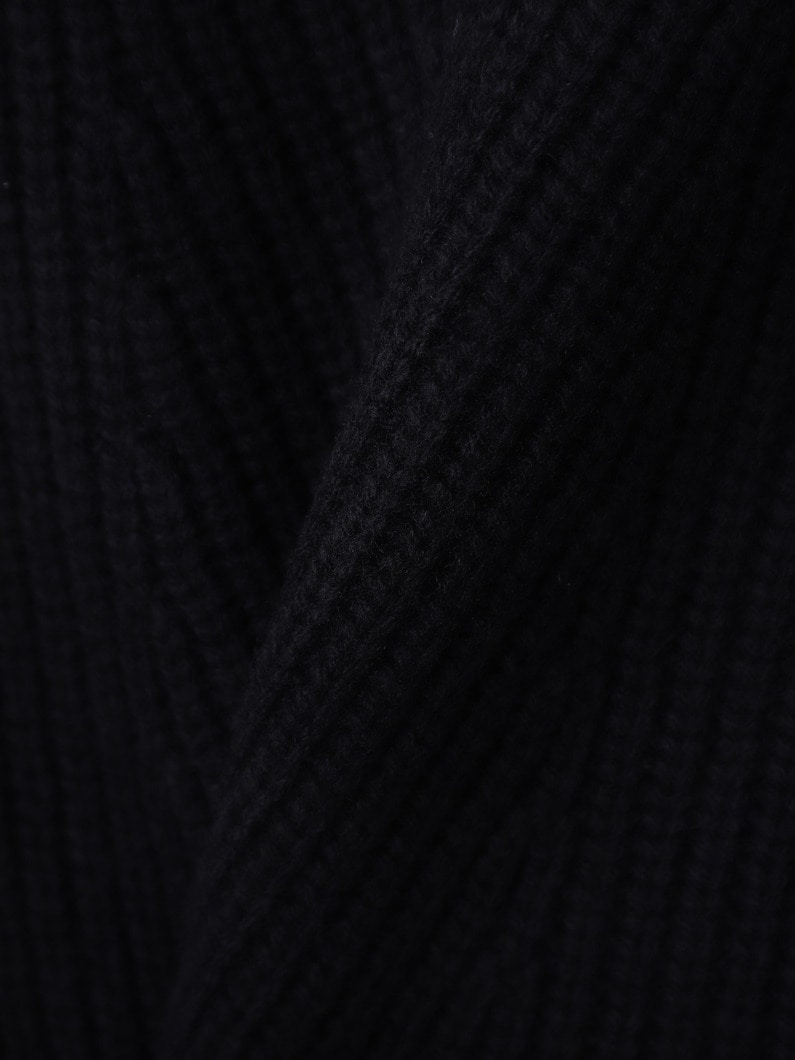 チェルシー ウール ニット プルオーバー（ブルー/ブラック） 詳細画像 blue 3