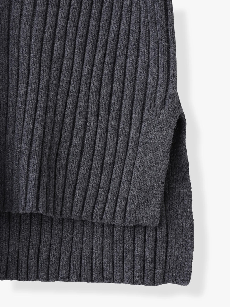 エアーコットン リブタートルネック プルオーバー 詳細画像 red 3