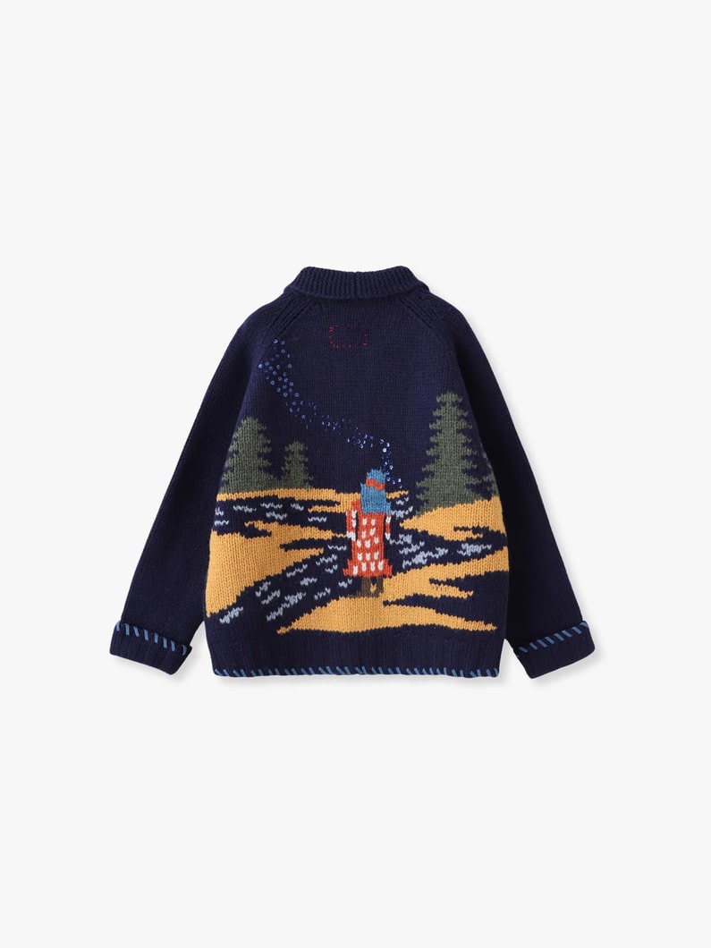 カウチンニット カーディガン 詳細画像 navy 1