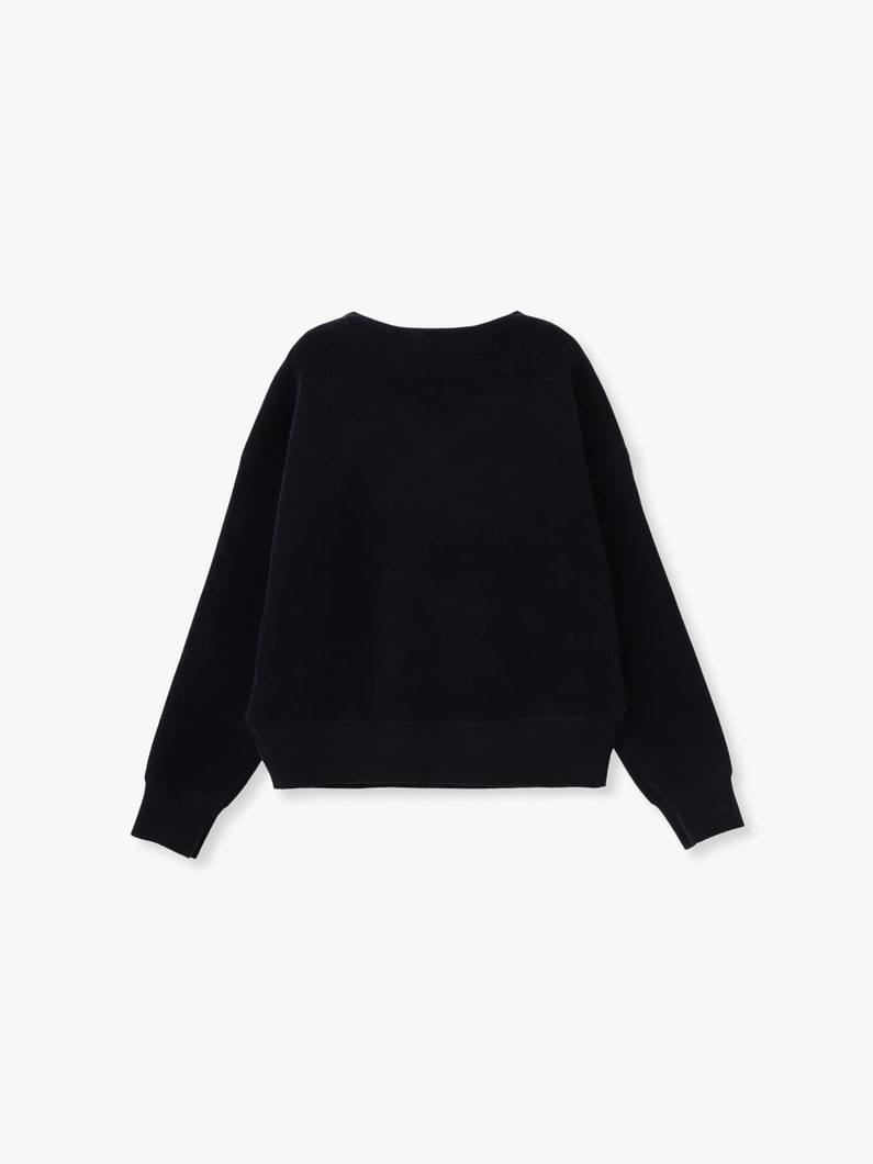 ELIN ネイビー 半袖ニット オフショルダー Ron Herman ELIN ネイビー 半袖ニット オフショルダー Ron Herman