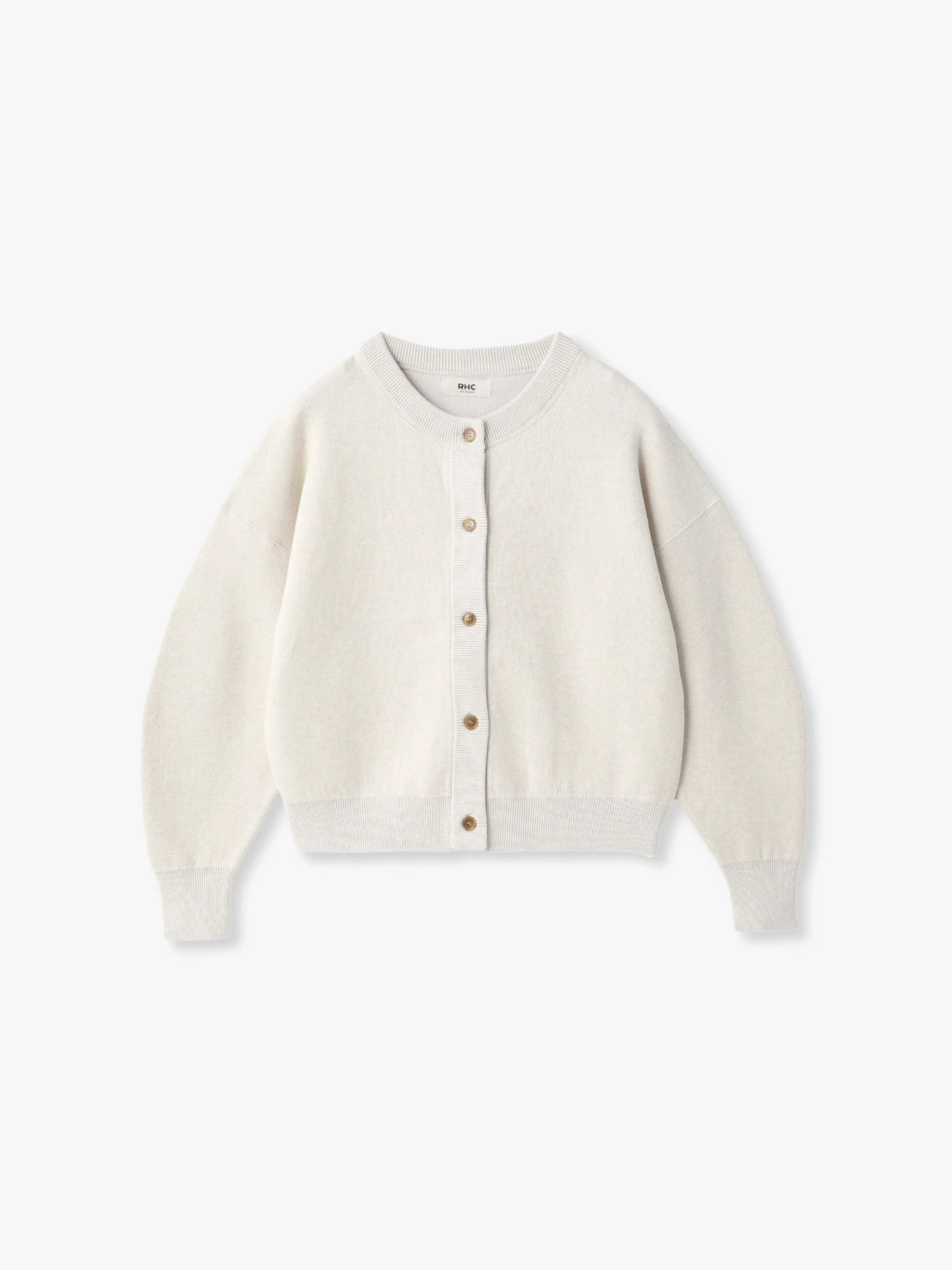 コットン カシミア カーディガン（ベージュ/チャコールグレー/ネイビー