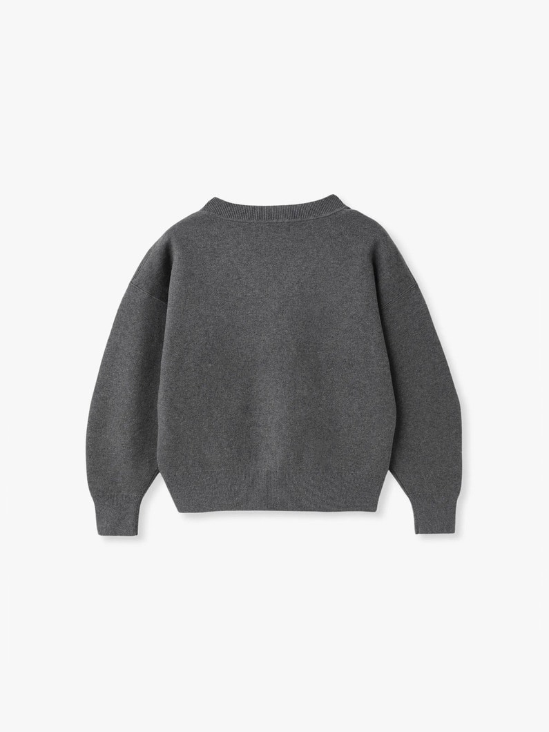 コットン カシミア プルオーバー（ベージュ/チャコールグレー/ネイビー/レッド/オートミール） 詳細画像 red 1