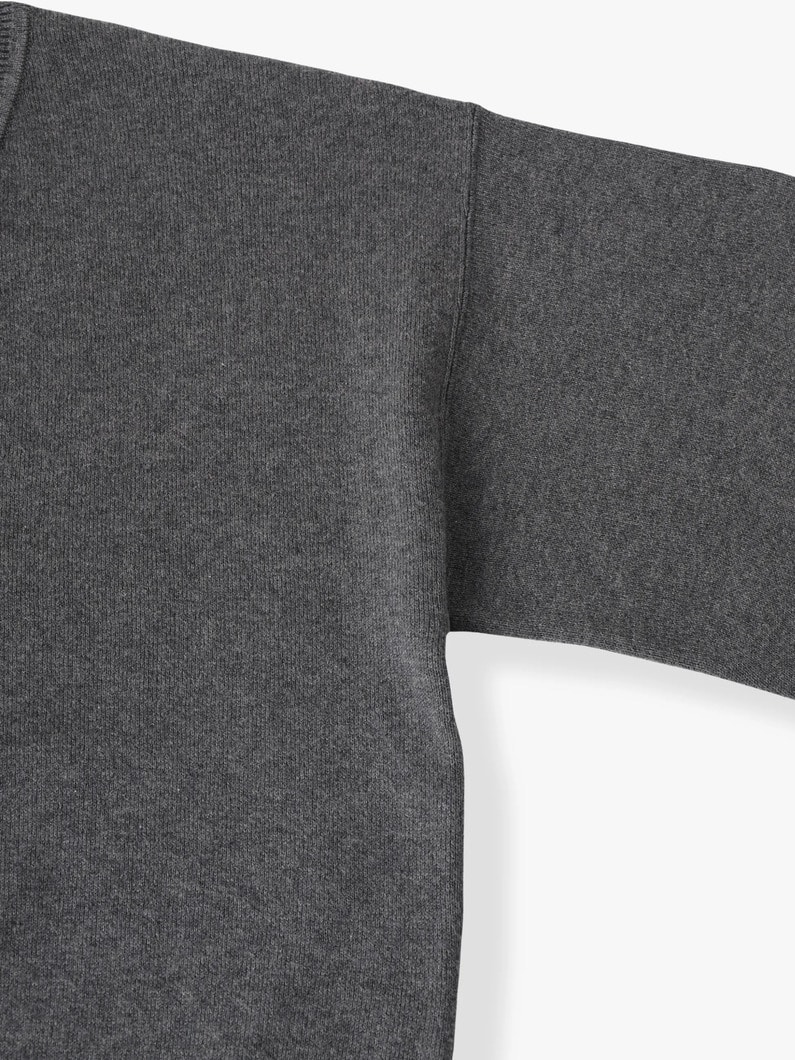 コットン カシミア プルオーバー（ベージュ/チャコールグレー/ネイビー/レッド/オートミール） 詳細画像 red 2