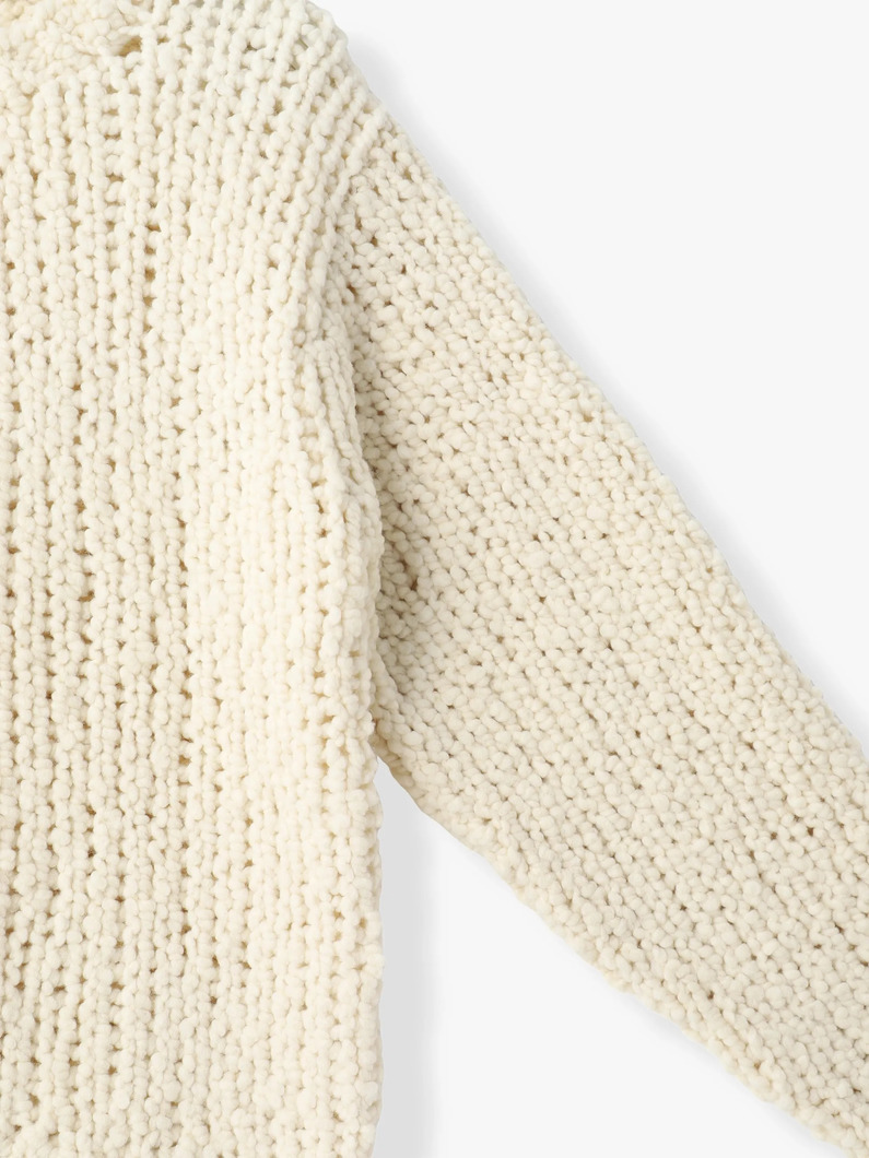 ビッグスラブ ニット プルオーバー 詳細画像 ivory 2