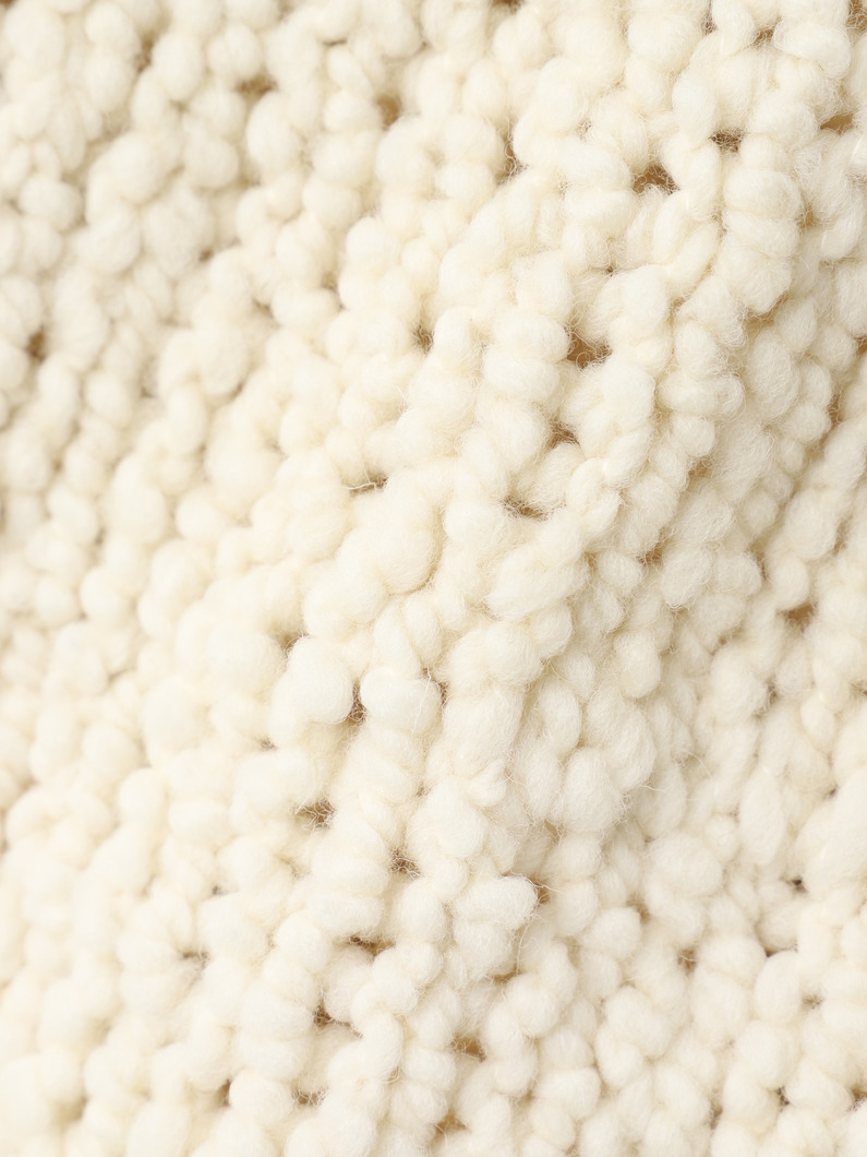 ビッグスラブ ニット プルオーバー 詳細画像 ivory 3