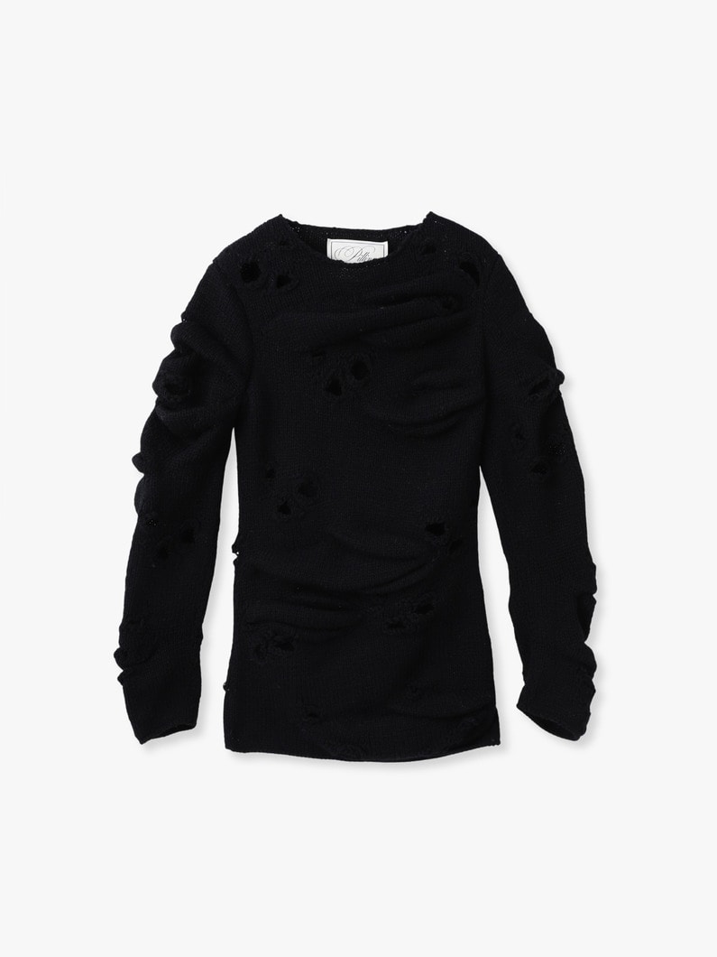 アンステイブル ニット プルオーバー（ブラック） 詳細画像 black 1