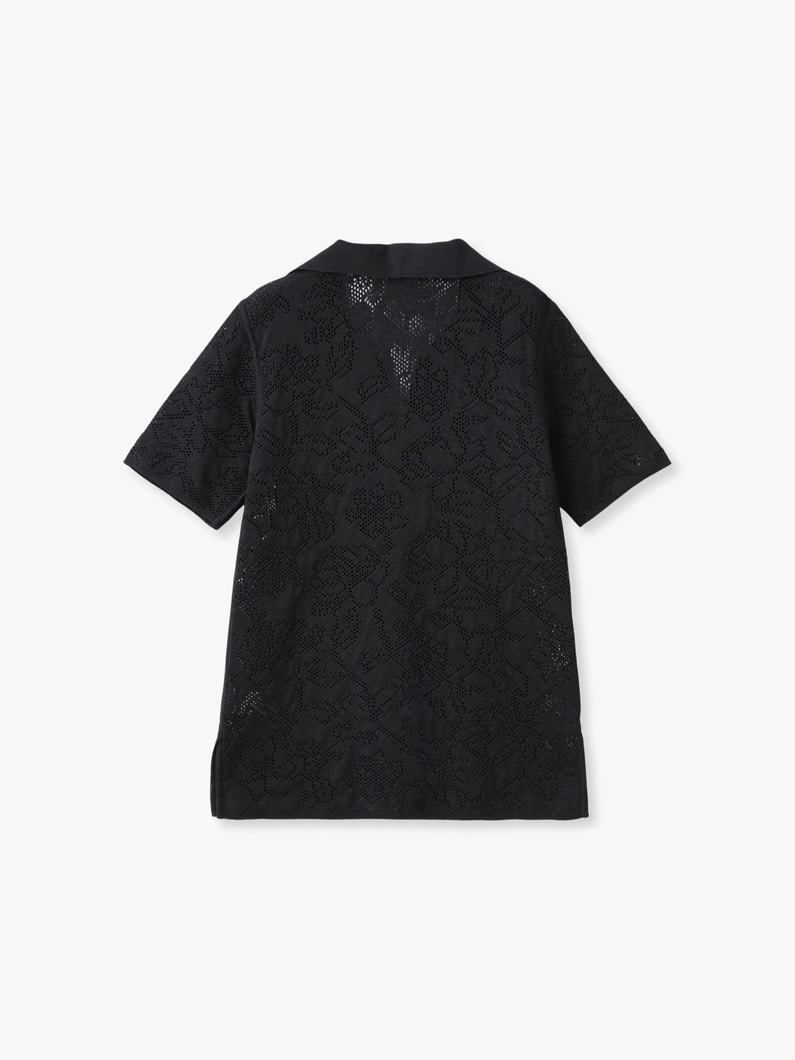 アバ スキッパーシャツ 詳細画像 black 1