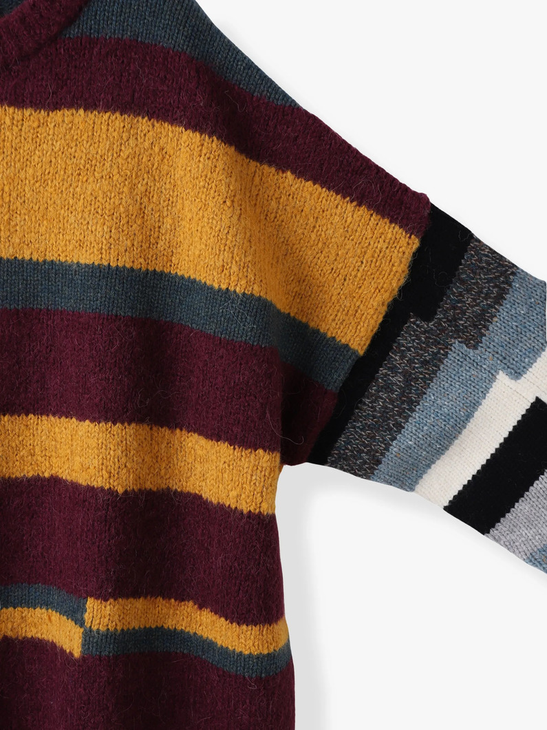ロリ クルーネック ニット プルオーバー（マルチ） 詳細画像 multi 2