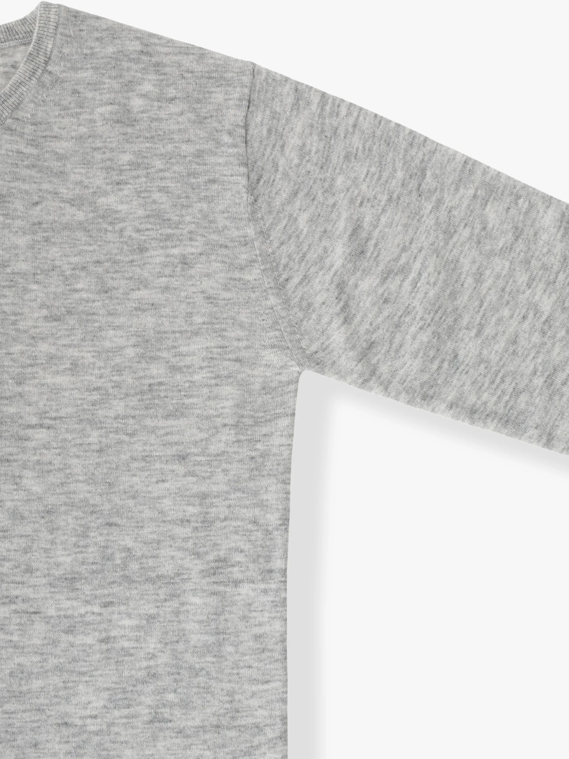 ウール シアー ニットトップ（ベージュ/トップグレー）｜Ron