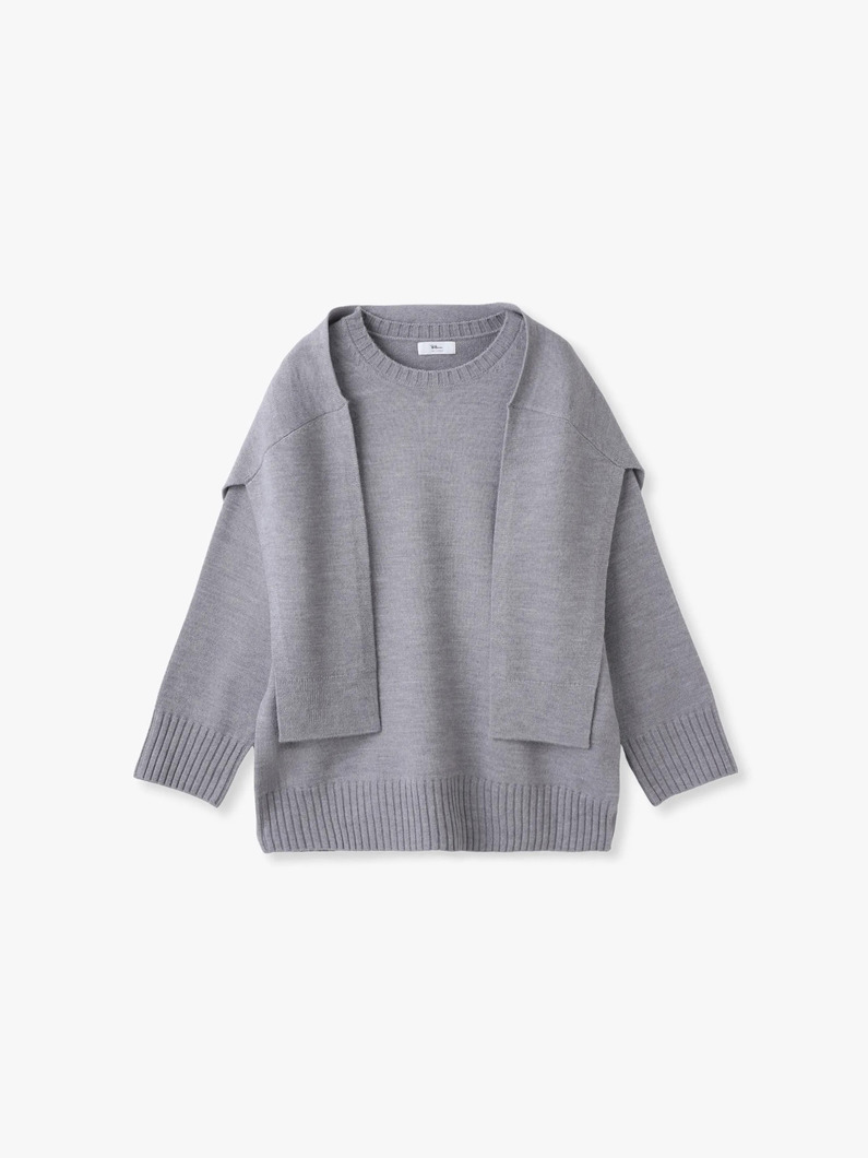 ツイン ニットトップ 詳細画像 gray 4