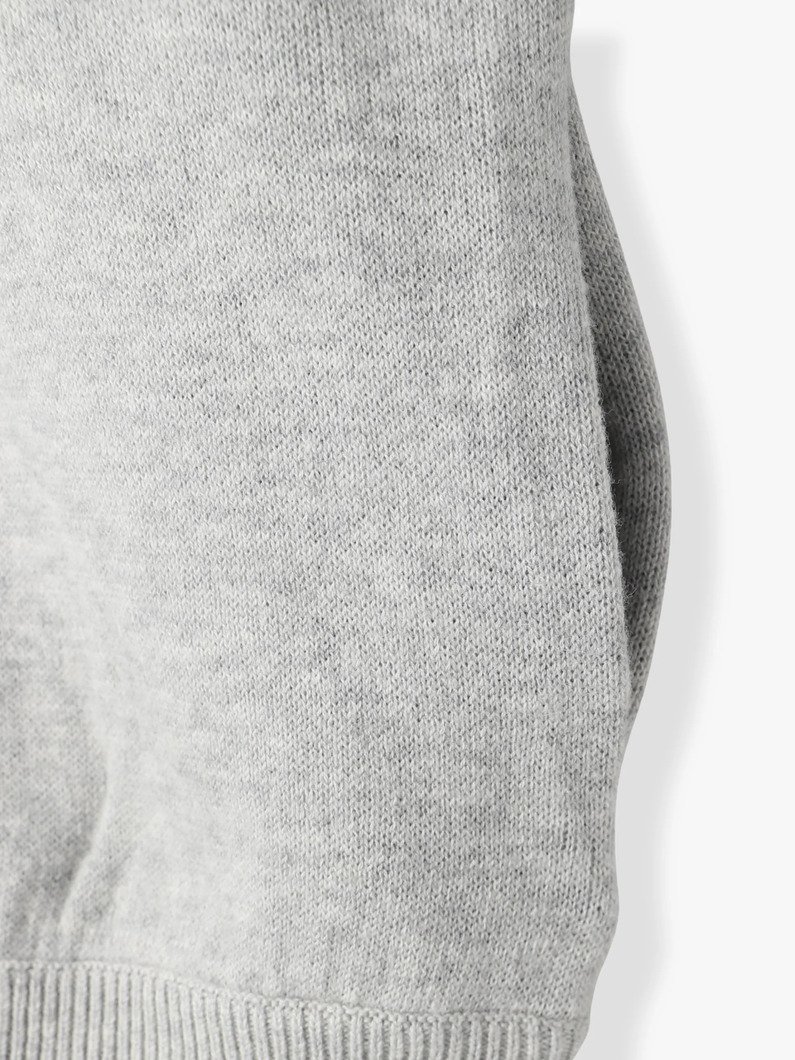 ダブルフェイス ジップフーディー（ネイビー/トップグレー） 詳細画像 navy 3