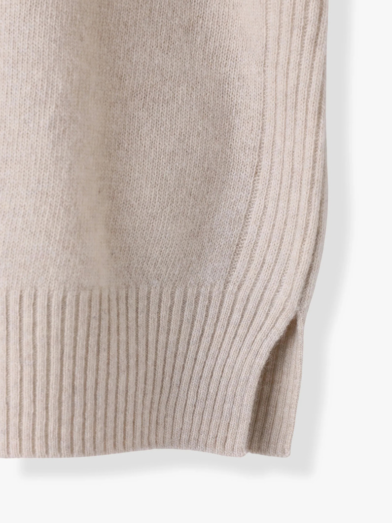 ニットトップス　BIOTOP ROKU Ron Herman FRAMeWORK エコウール ニットトップ（ネイビー/ライトベージュ/ピンク