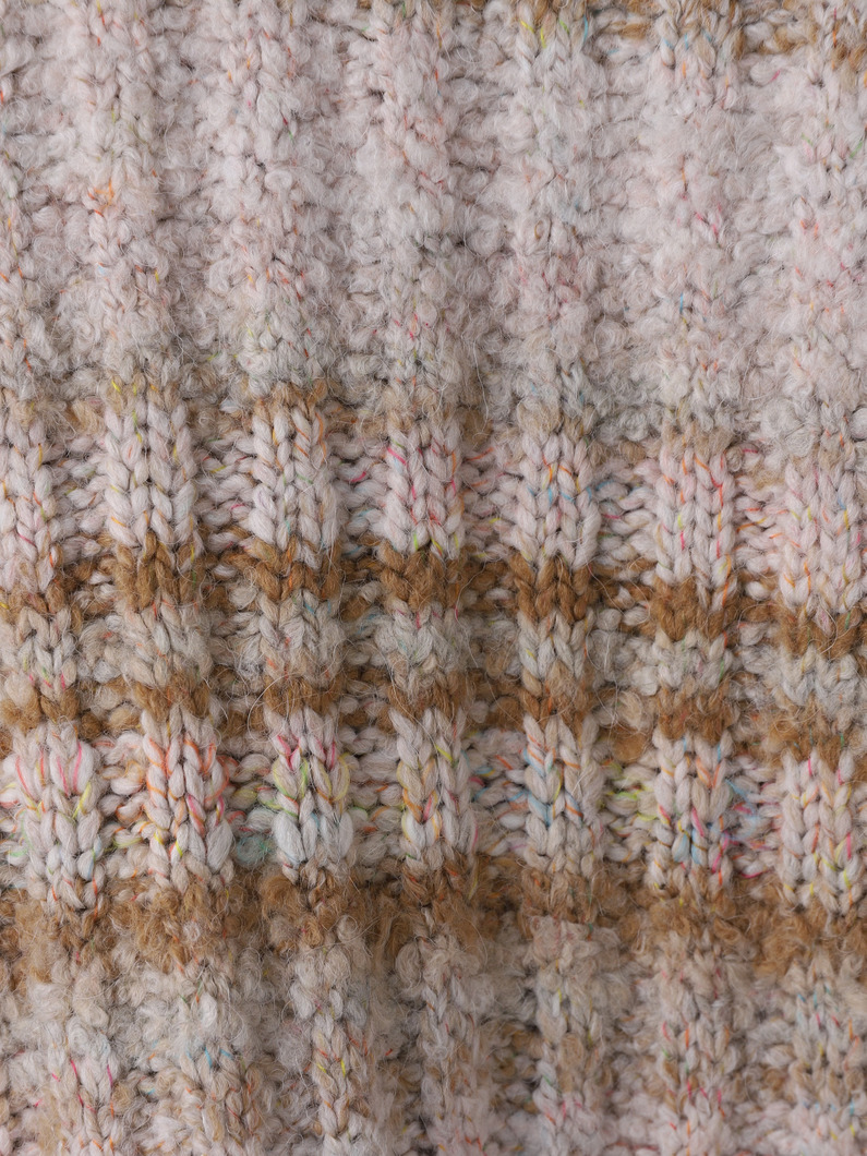 ミックスヤーン ニット プルオーバー 詳細画像 ivory 4