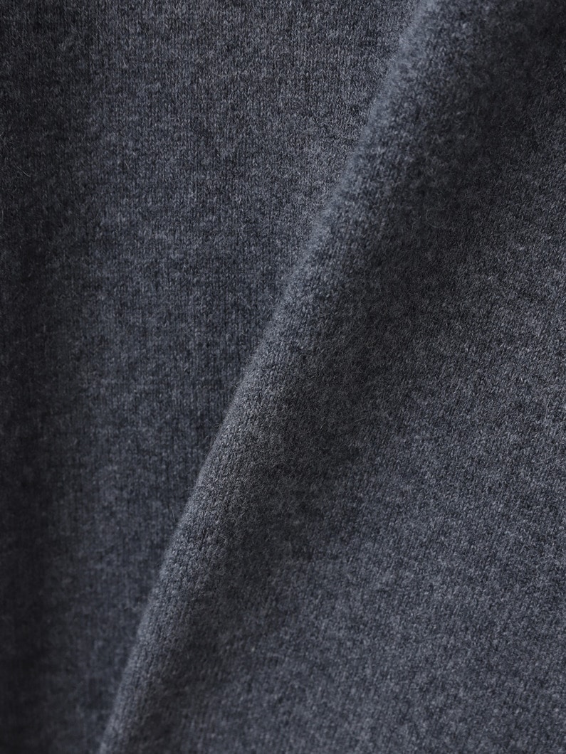 ジェイコブ スクープネック カシミア ニットトップ 詳細画像 gray 4