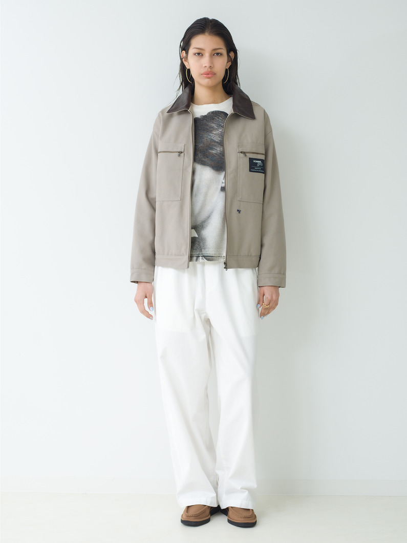 キューバ ヴァージニア コットンカシミア ニットティー 詳細画像 white 2