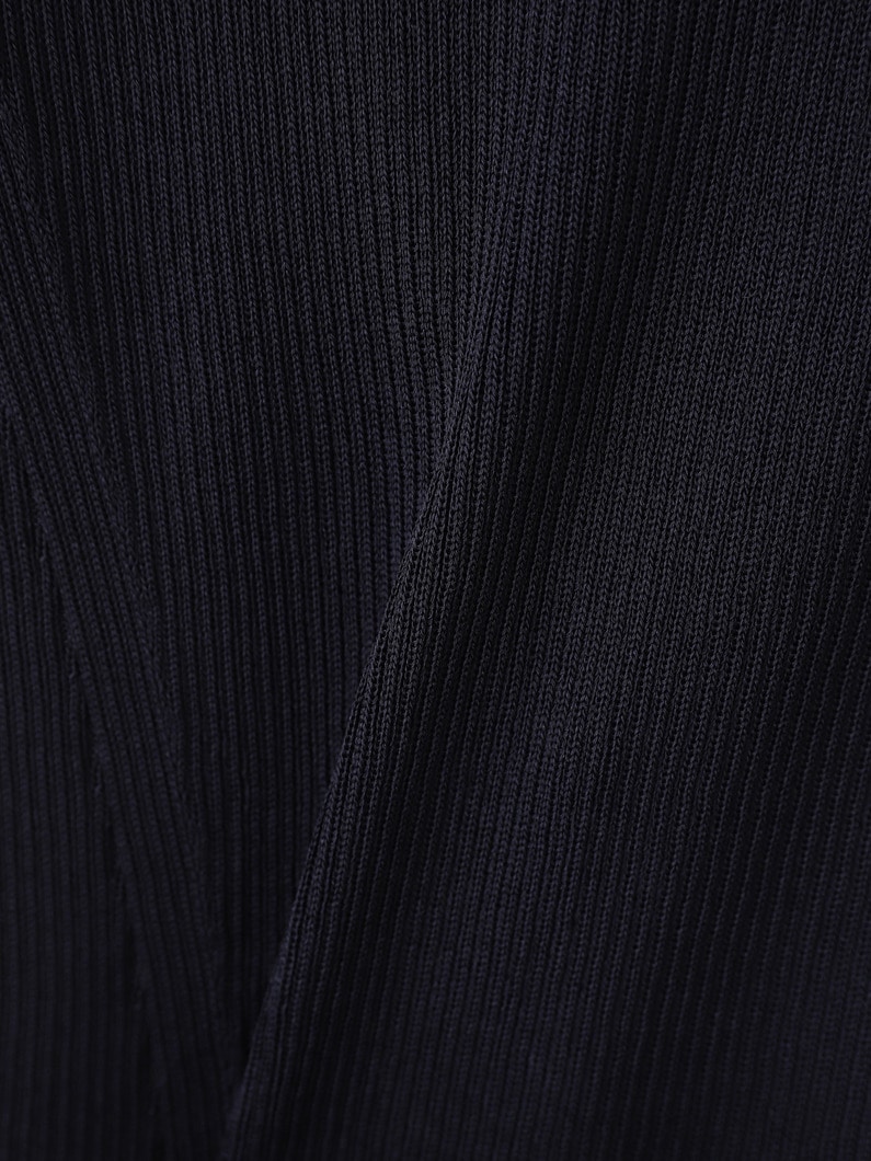 ソフトポートレート ロングベルスリーブトップ 詳細画像 navy 3