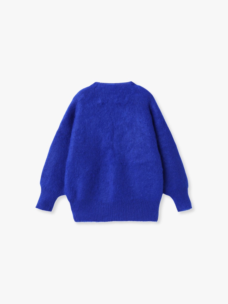 モヘア ニット カーディガン 詳細画像 blue 1